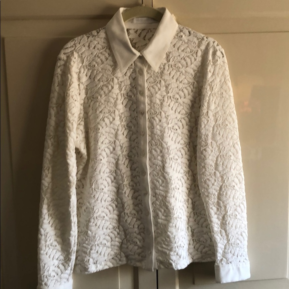 White Lace Blouse